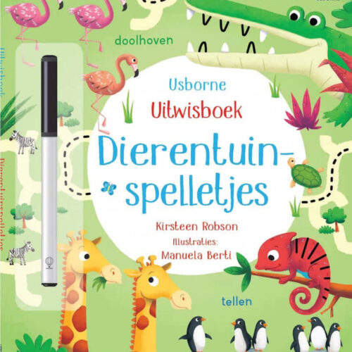 uitwisboek dierentuinspelletjes