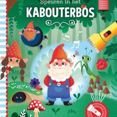 zaklampboek speuren in het kabouterbos