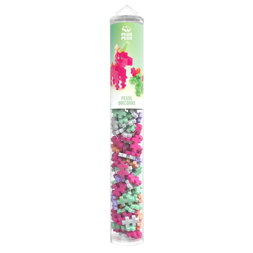 plus plus tube pearl unicorns parel eenhoorns 100pc
