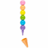 ooly – rainbow scoops stacking erasable crayons + scented eraser