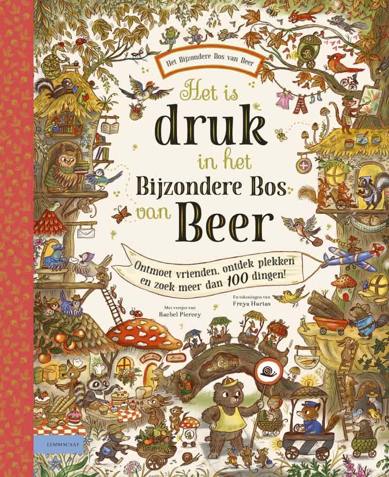 het is druk in het bijzondere bos van beer