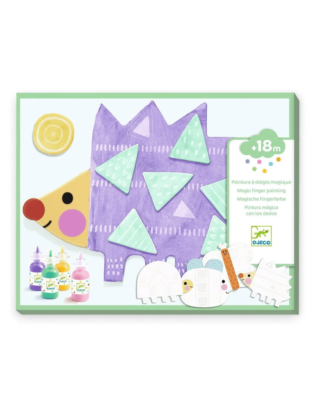 djeco magische vingerverf kleine vormen +18m
