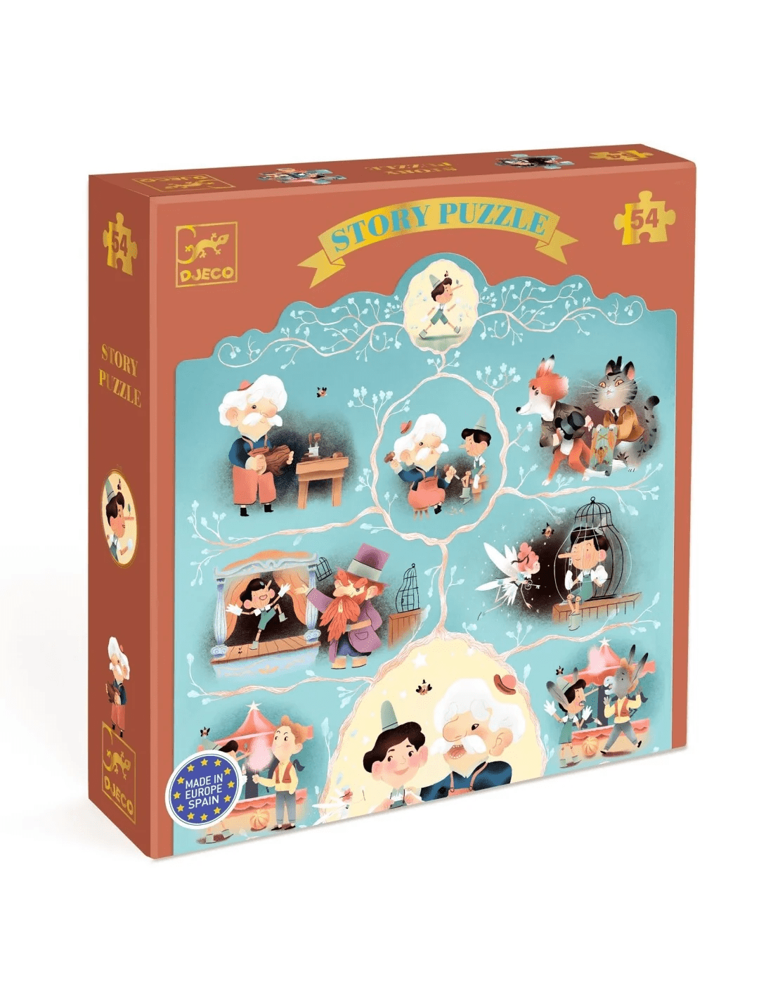 djeco verhalen puzzel pinokkio