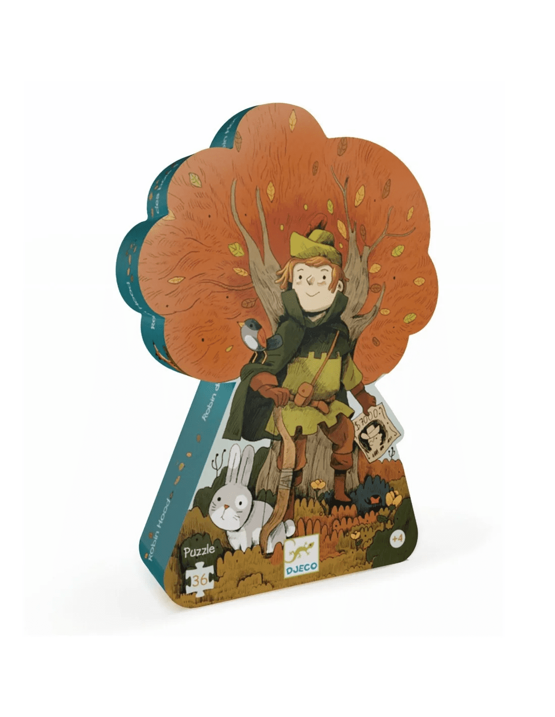 djeco silhouette puzzel robin hood 36 stuks +4