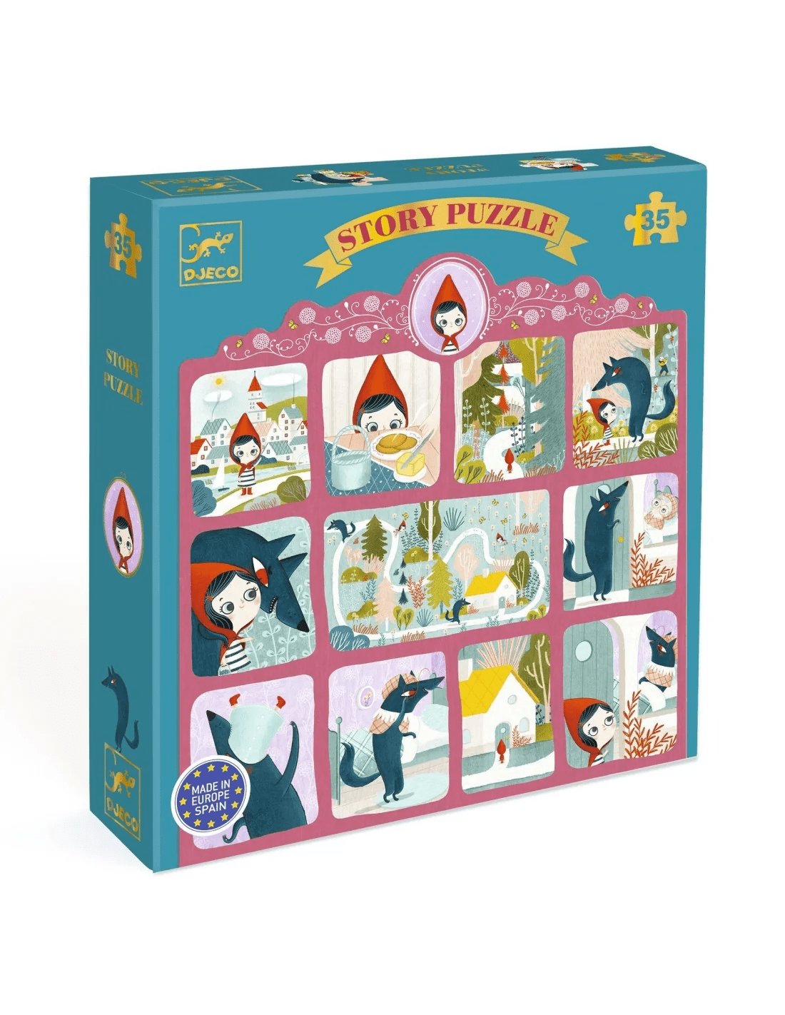 djeco verhalen puzzel roodkapje