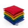 sensorische pittenzakjes regenboog 6 stuks