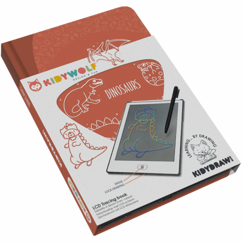 kidywolf kidydraw mini tekentablet 30 dinosaurussen