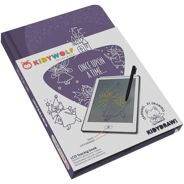 kidywolf kidydraw mini tekentablet 30 er was eens...