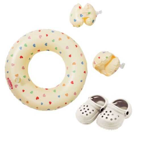 zwemset hart confetti 35 45cm