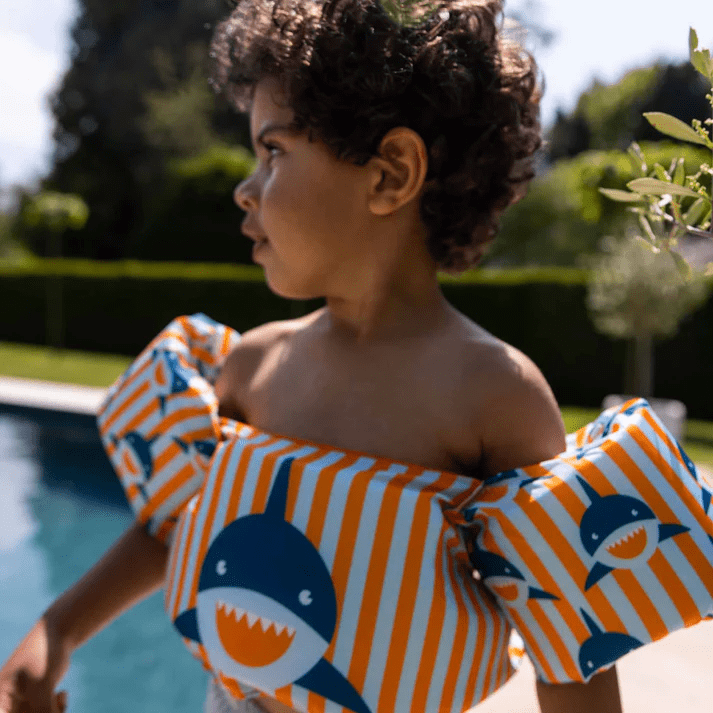 puddle jumper meerkleurig tropix shark 2 6 jaar