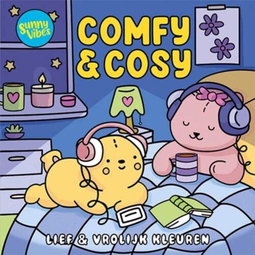 sunny vibes kleurboek comfy and cosy