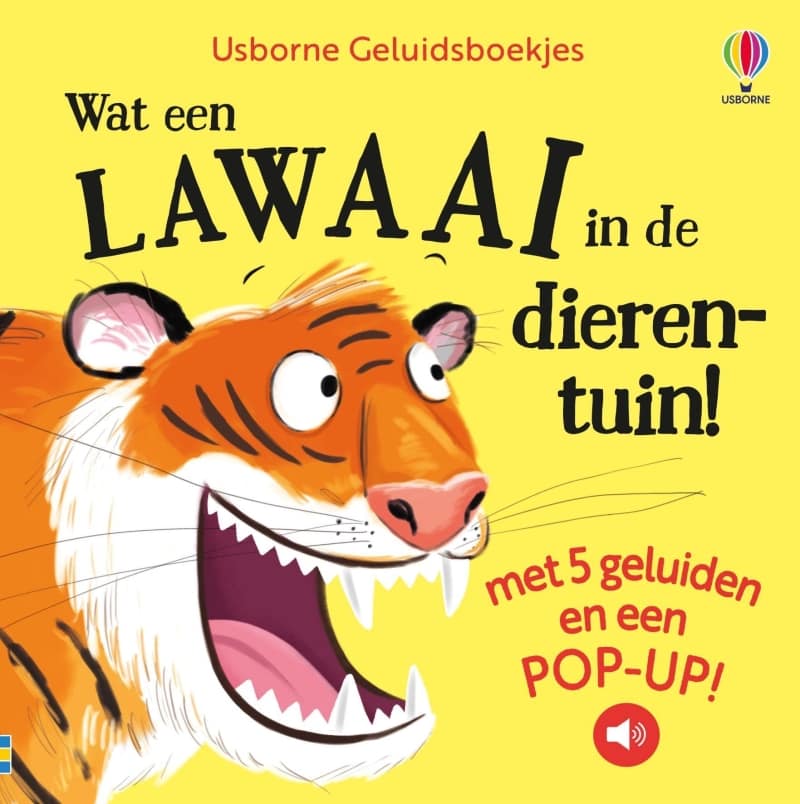 geluidenboek wat een lawaai in de dierentuin!