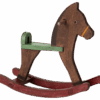 maileg rocking horse, mouse dark brown