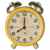 maileg alarm clock, mouse yellow