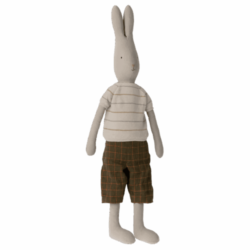 maileg rabbit size 5 pants and knitted sweater 75cm