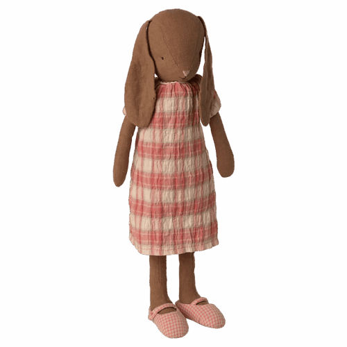 maileg bunny size 3 chocolate brown dress 40cm