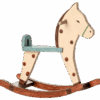 maileg rocking horse, mouse spotted
