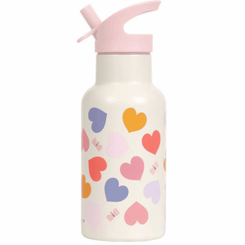 rvs drinkfles hartjes 350ml