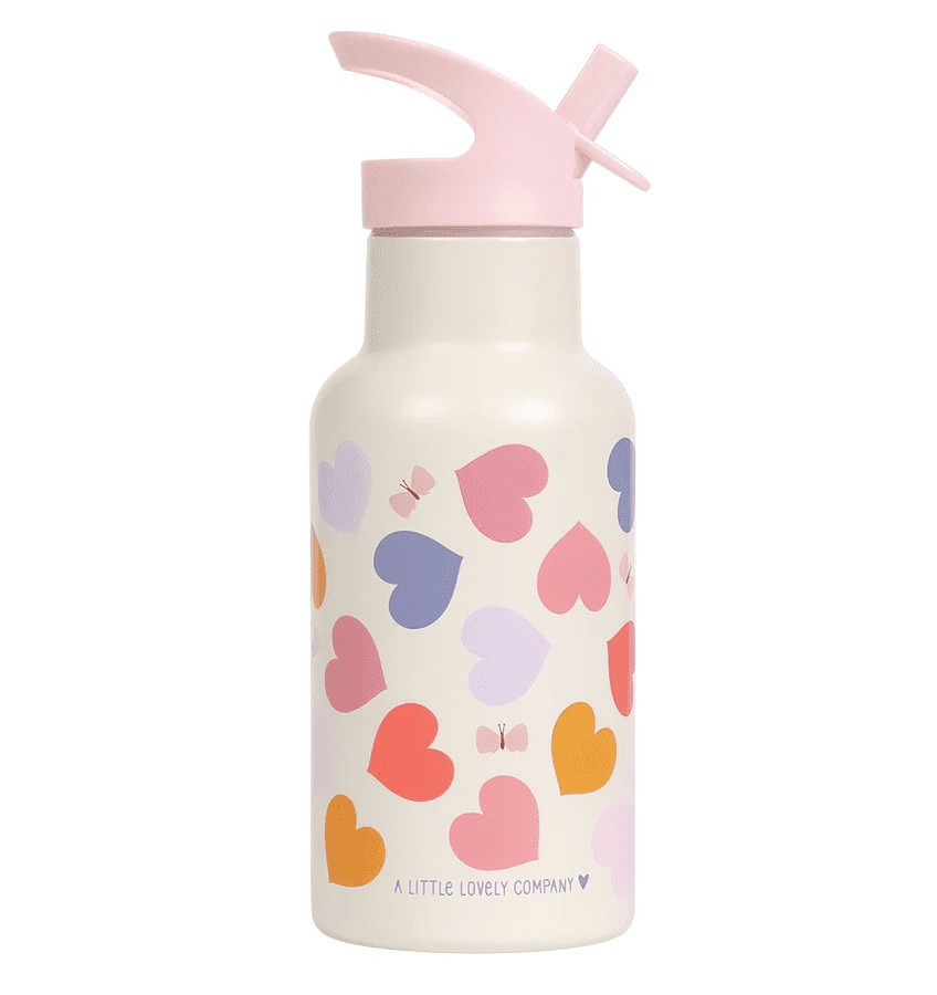 rvs drinkfles hartjes 350ml