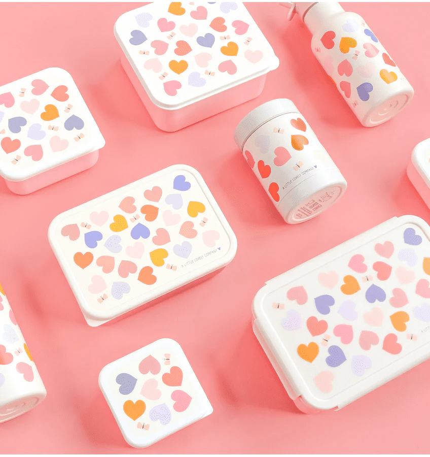 lunchbox set – hartjes