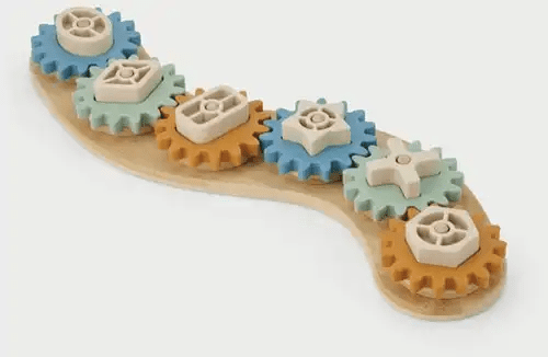 tickit silisoft tandwiel puzzel (neutrale kleuren) pk4