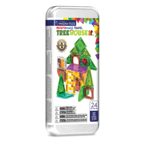 magna tiles micro mags travel set tree house 24 piece
