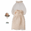 maileg wedding dress, mum mouse