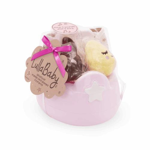 lullababy dolly potty set pink