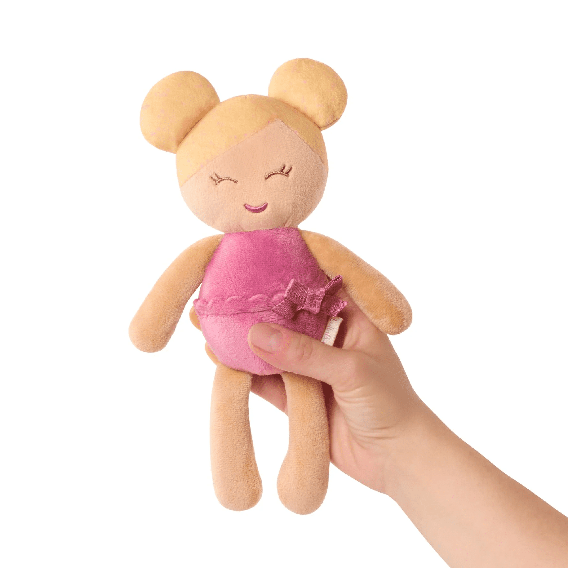 lullababy small plush bath blonde hair girl doll