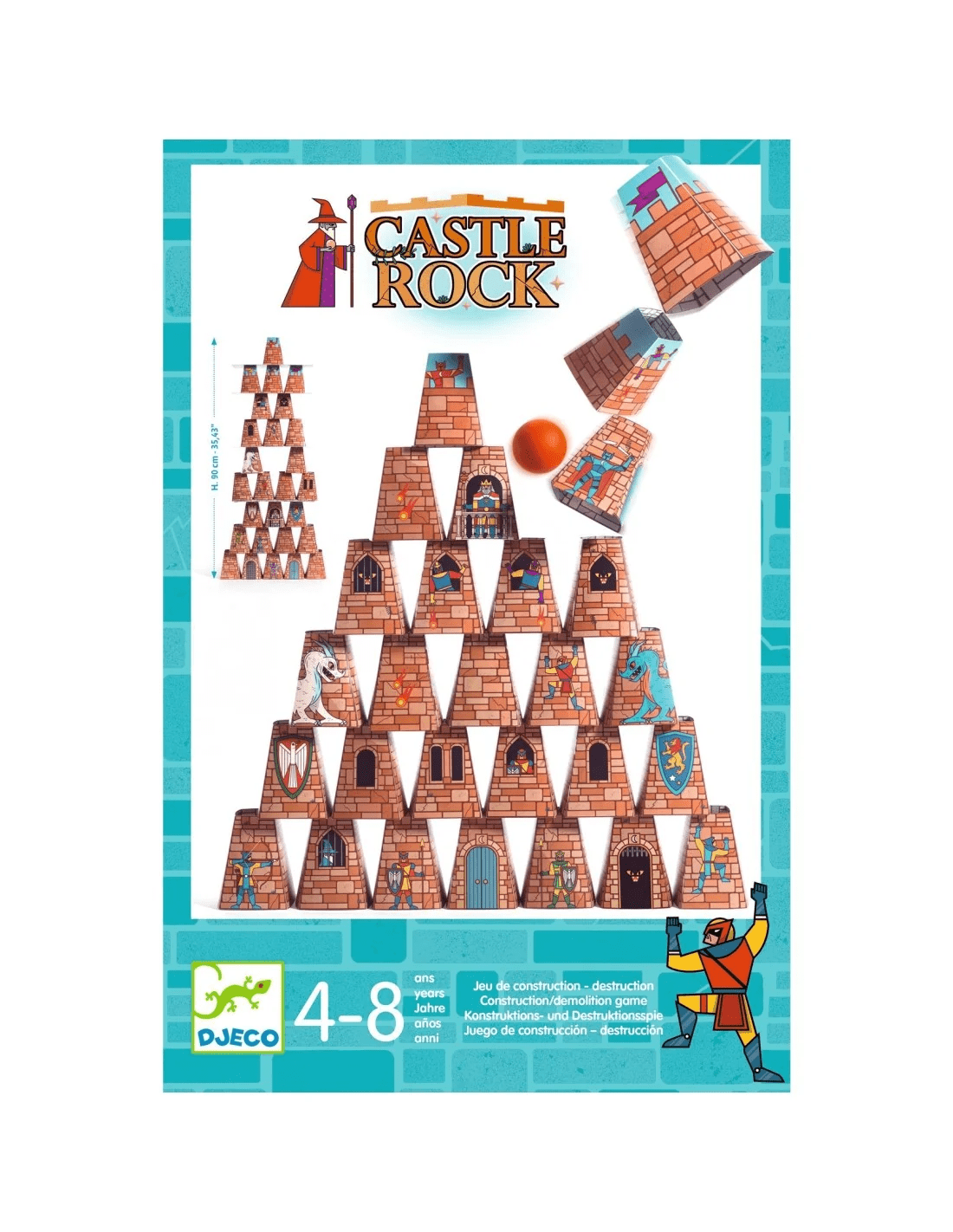 djeco kegelspel castle rock 4 8 jaar