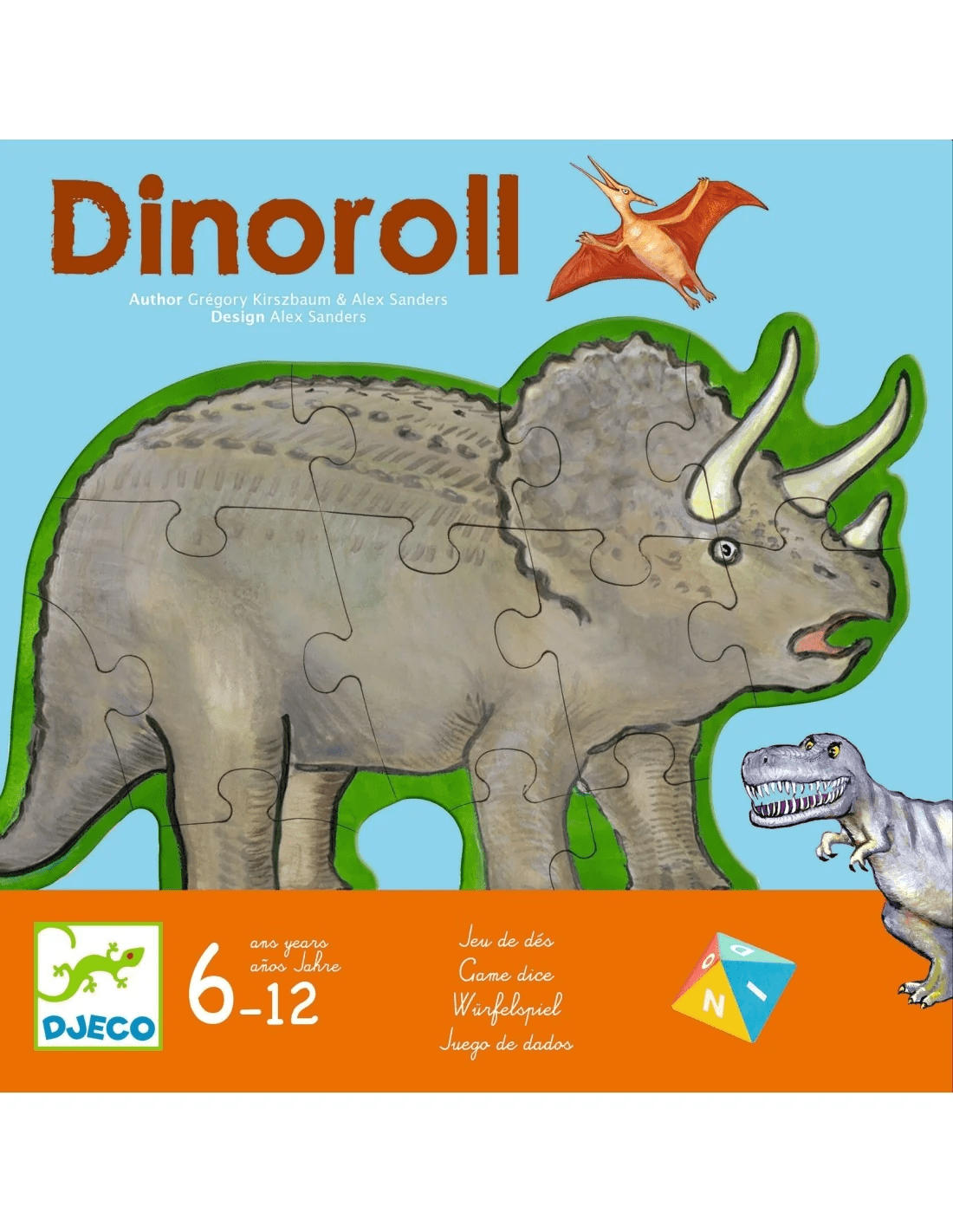 djeco dobbelspel dinoroll 6 12 jaar