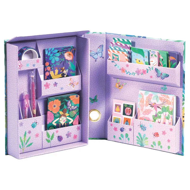djeco schrijf set marie tropische tuin