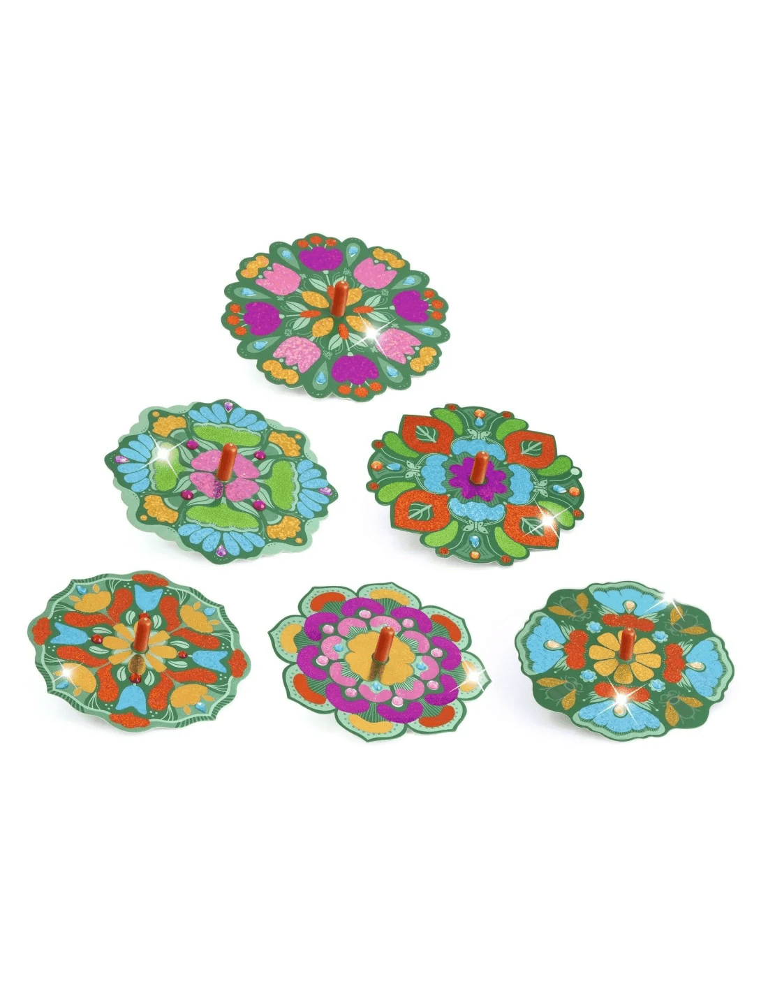diy knutselset tollen flower power +6 jaar