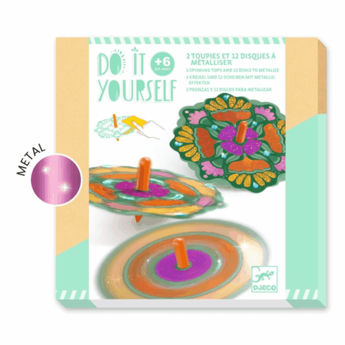 diy knutselset tollen flower power +6 jaar