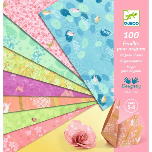 djeco origami vouwblaadjes roze 5 99 jaar