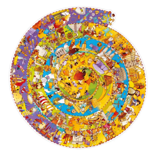 djeco observation puzzle geschiedenis 350pcs 7+