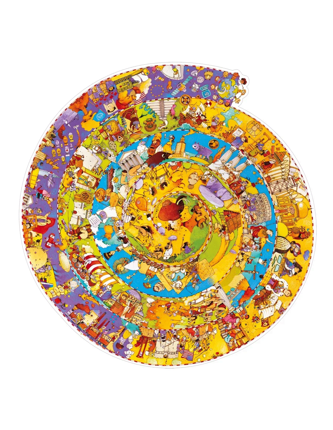 djeco observation puzzle geschiedenis 350pcs 7+