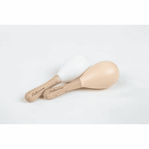 pellianni wooden shaker/rammelaar nude