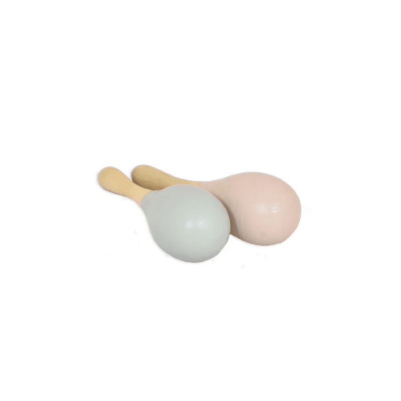 pellianni wooden shaker/rammelaar pastel