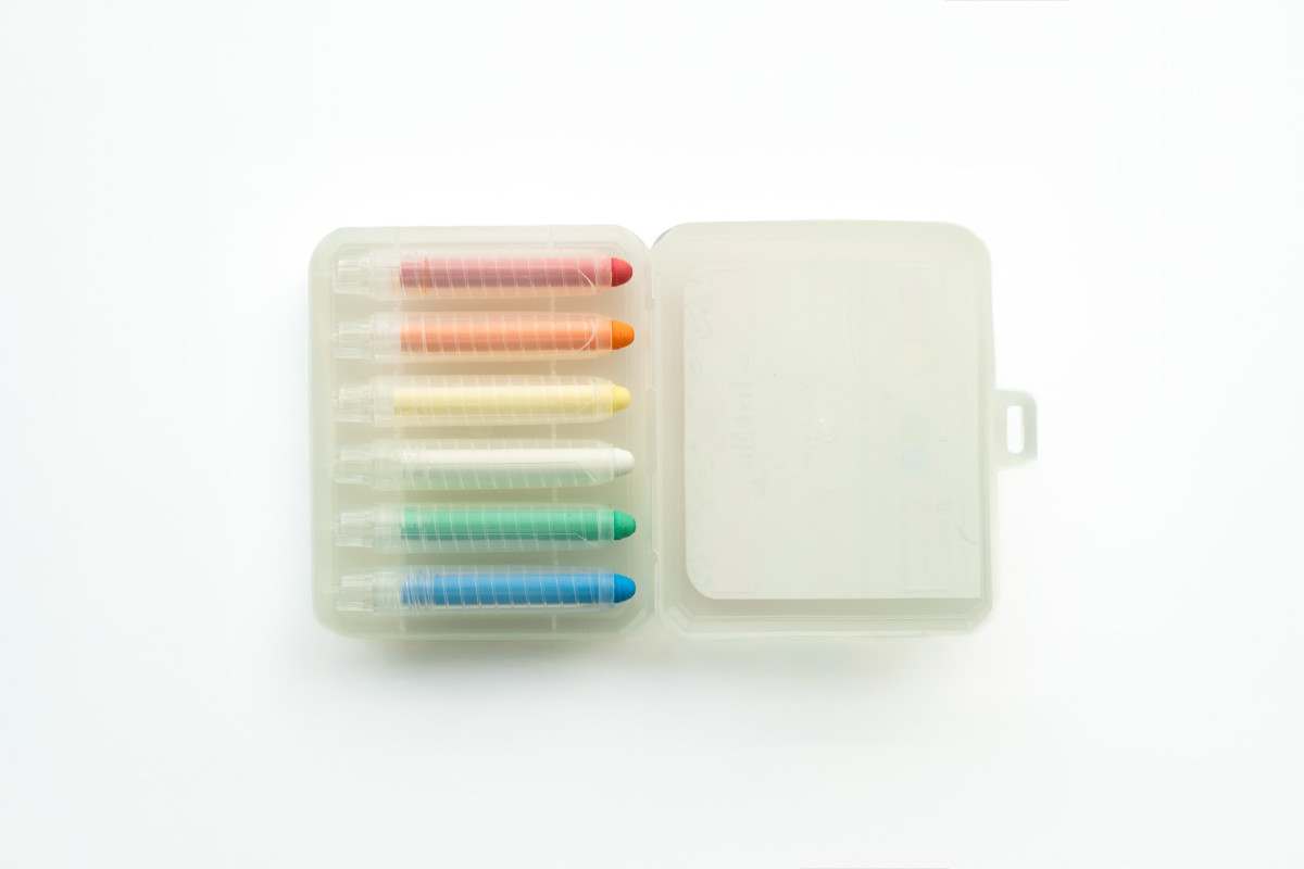 tix en mix lipstick crayons krijtjes voor magneetbord 6st