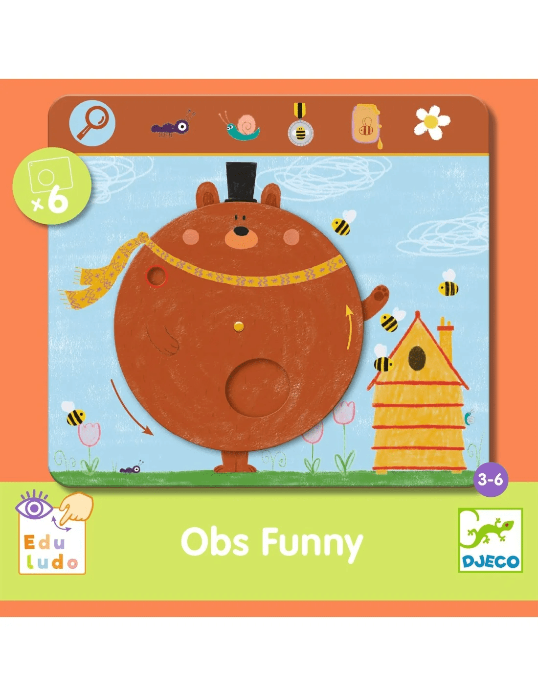 djeco observatie spel obs funny 3 6 jaar