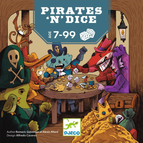 djeco kaartspel pirates 'n' dice 7 99 jaar