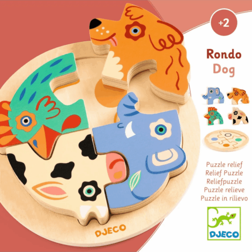 djeco legpuzzel rondo dog +2