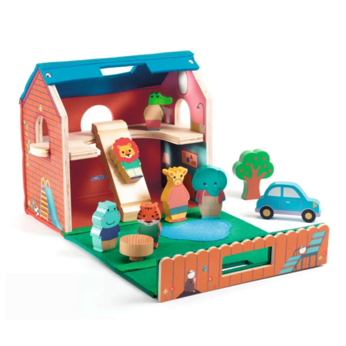 djeco softi house speelhuisje dieren +18m