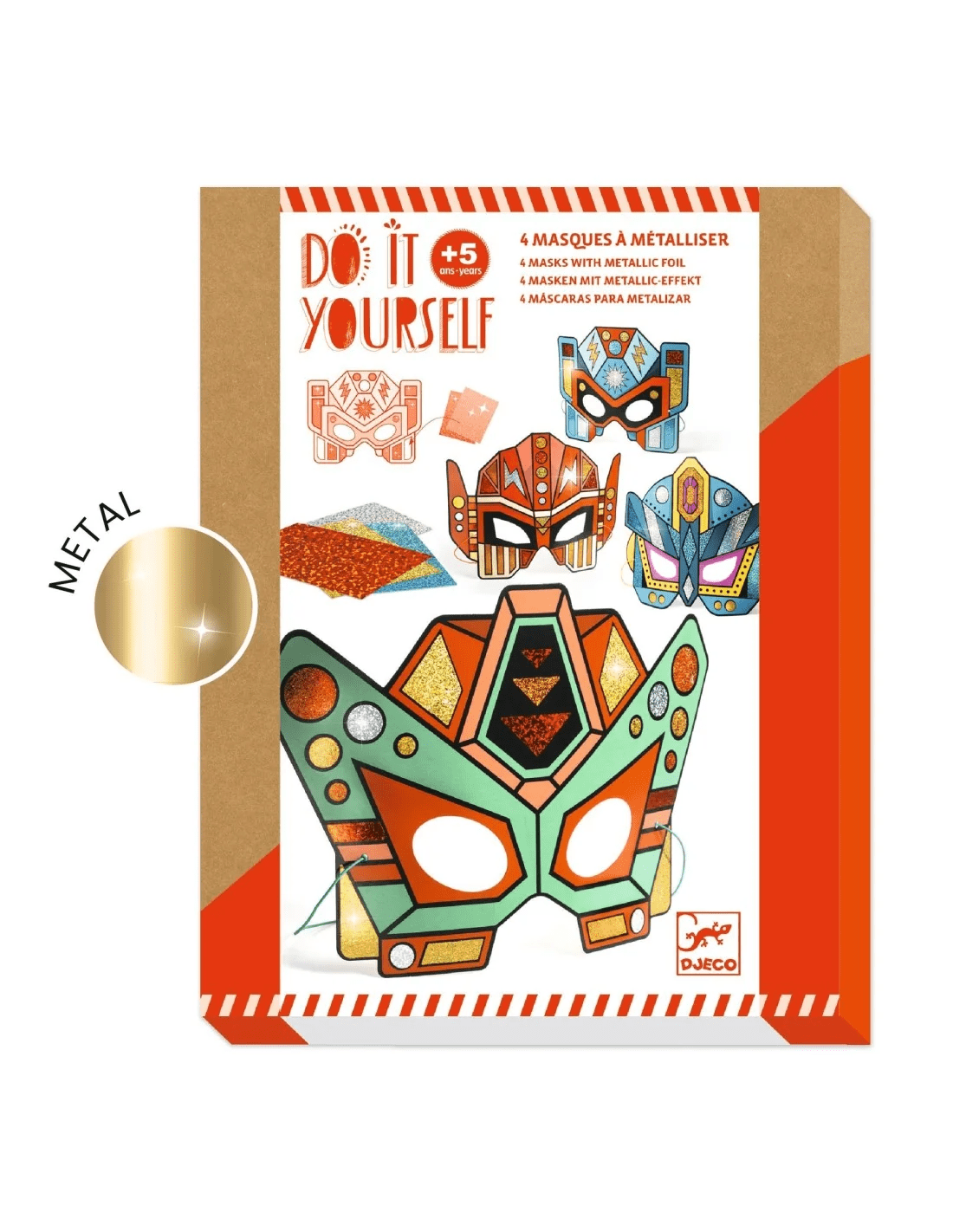 diy knutselset super robots maskers +5 jaar