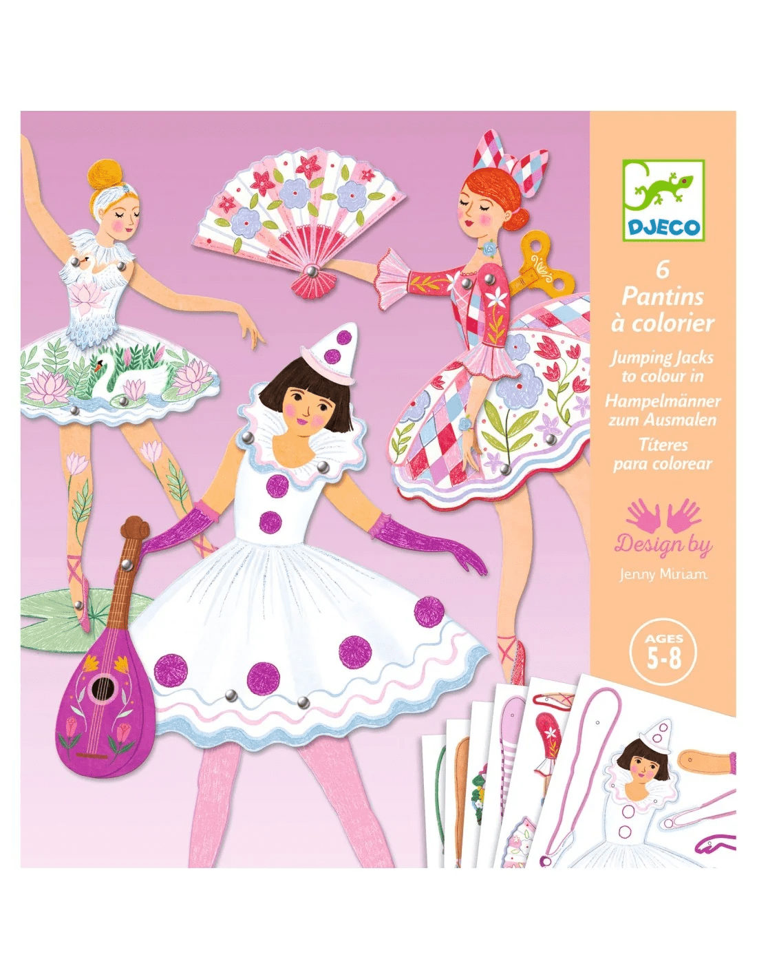 djeco marionetten tutu's 5 8 jaar