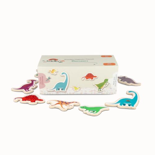 tix en mix magnetische speelset dinosaurussen voor magneetbord 20st
