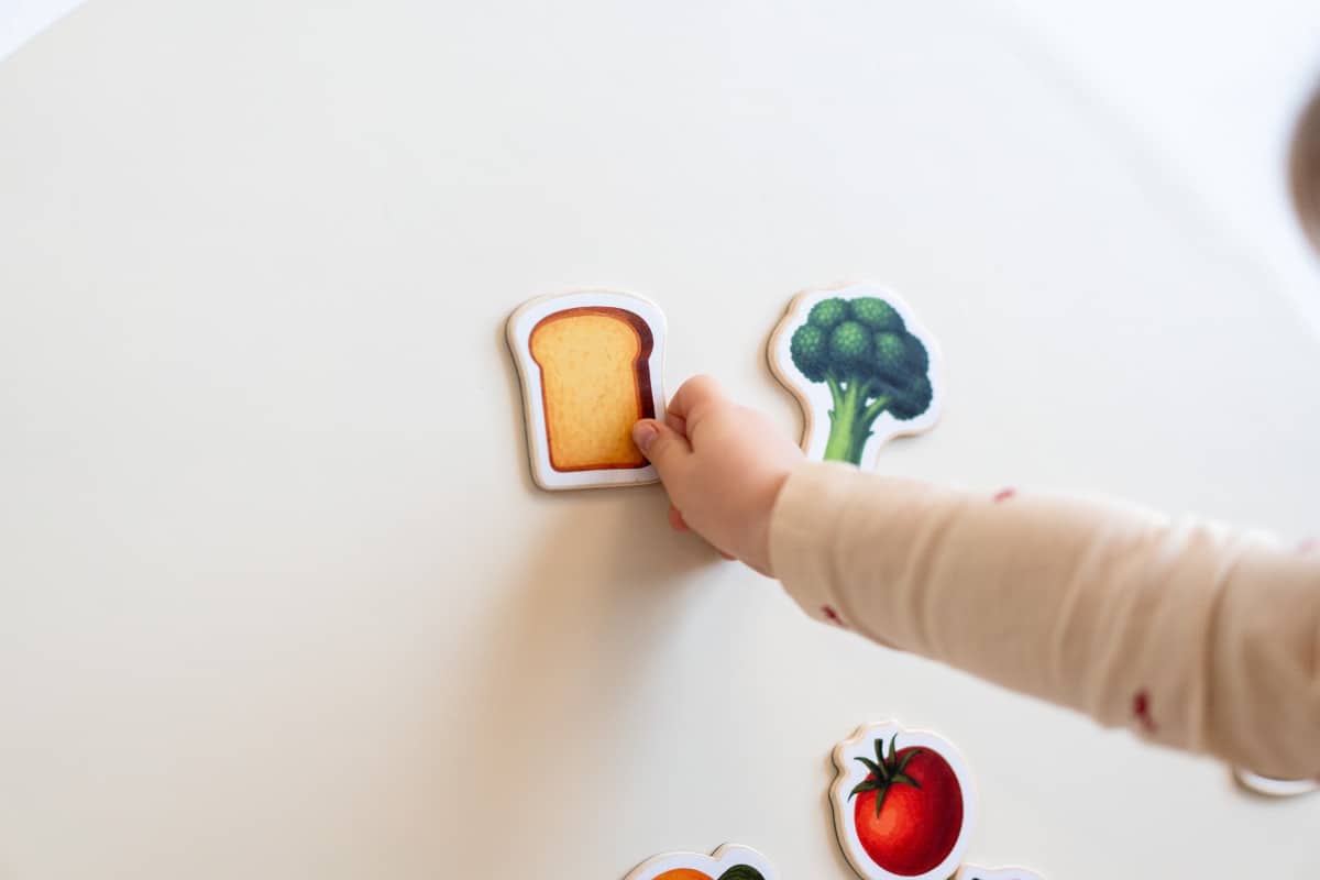 tix en mix magnetische speelset eten chef kok voor magneetbord 31st