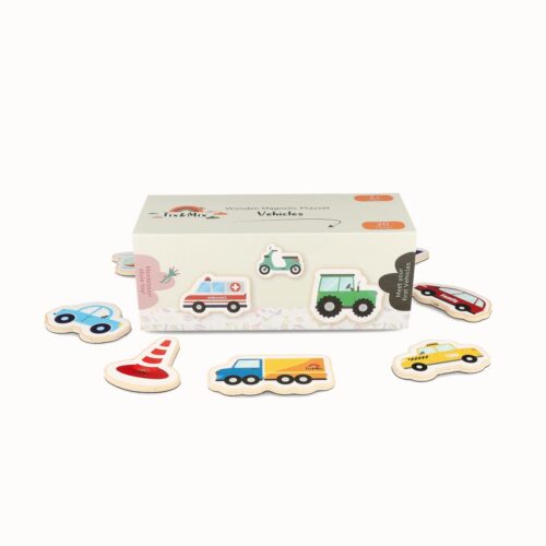 tix en mix magnetische speelset voertuigen voor magneetbord 20st