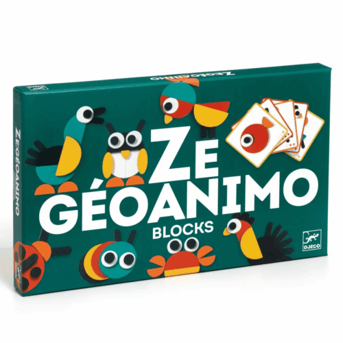 djeco constructions game ze geoanimo blocks 3+